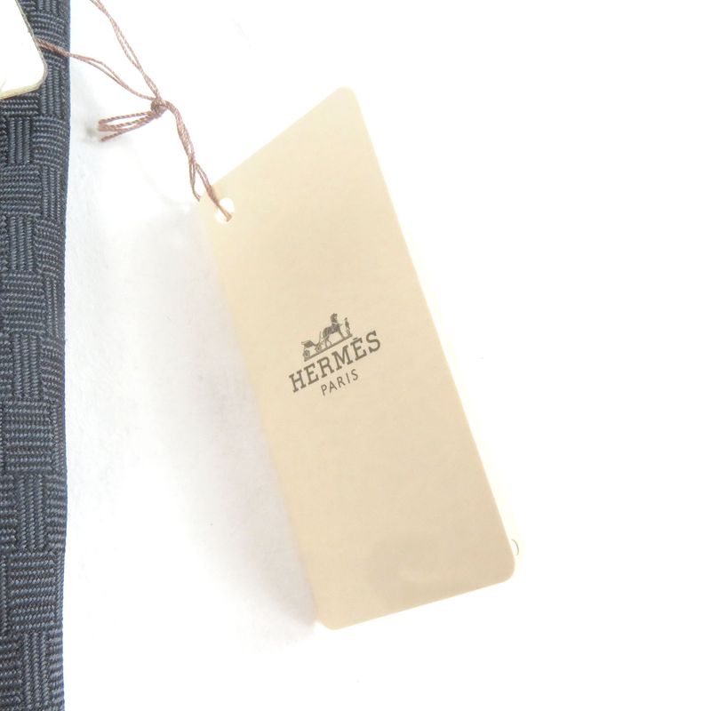 Hermes 2023 333982t Robocabar Robocabasar 100% Silk H Logo All Over Tie