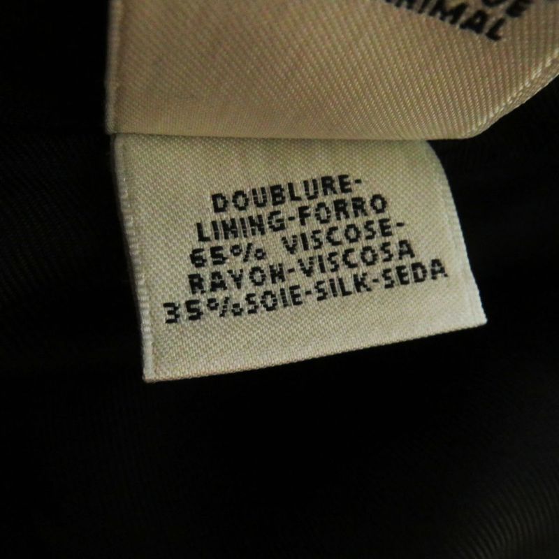 Hermes Women's Wool Knee-length A-line/trapezoid Skirt Black None Size