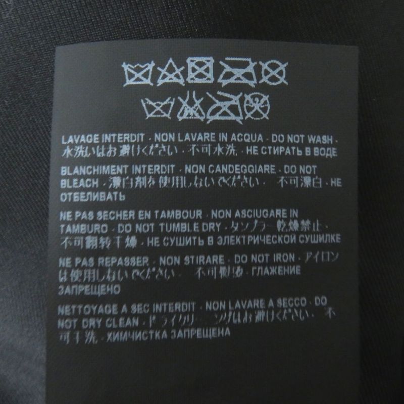 Hermes Saint Laurent Paris 492055 Rhinestone Embellishment Cut Off Asymmetri