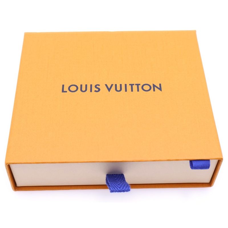 Louis Vuitton Monogram Portefeuille Lisa Blue Olympe Leather Compact Wallet