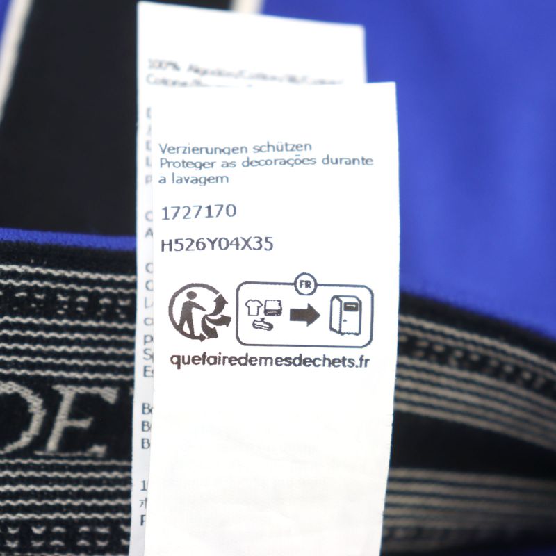 LOEWE H526y04x35 Anagram Sideline Drawcorded Track Long Pants Blue 44 Genuine