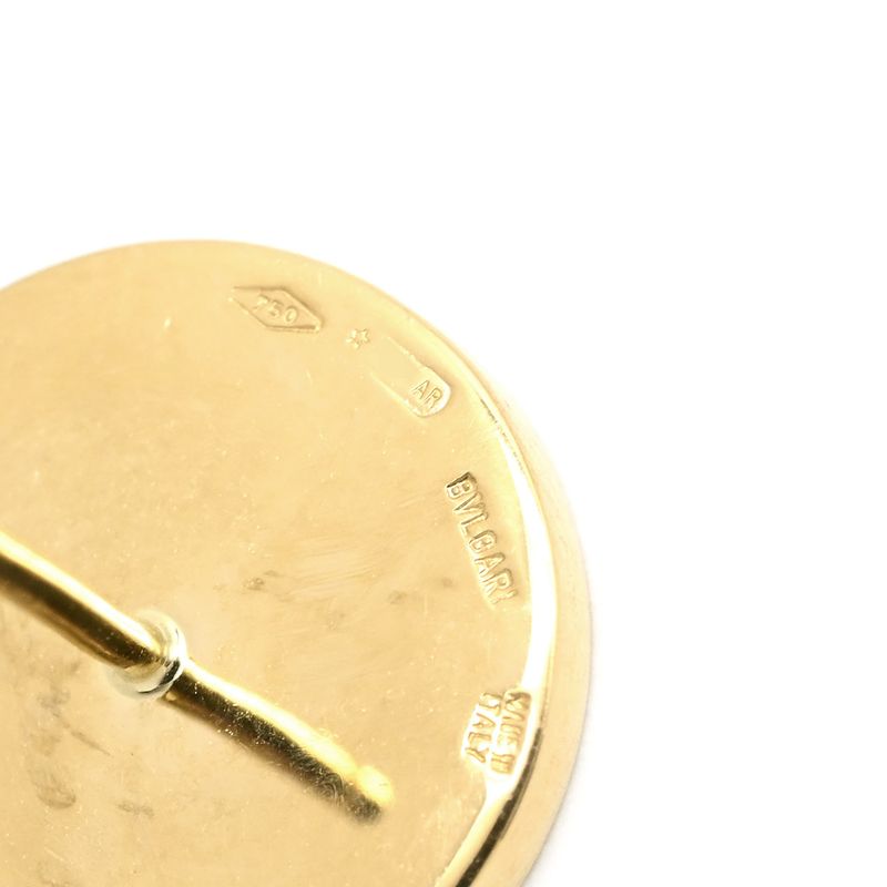 Bvlgari Earrings Bvlgari 18k Yellow Gold Onyx Yellow Gold 18k 750 18k Onyx Black