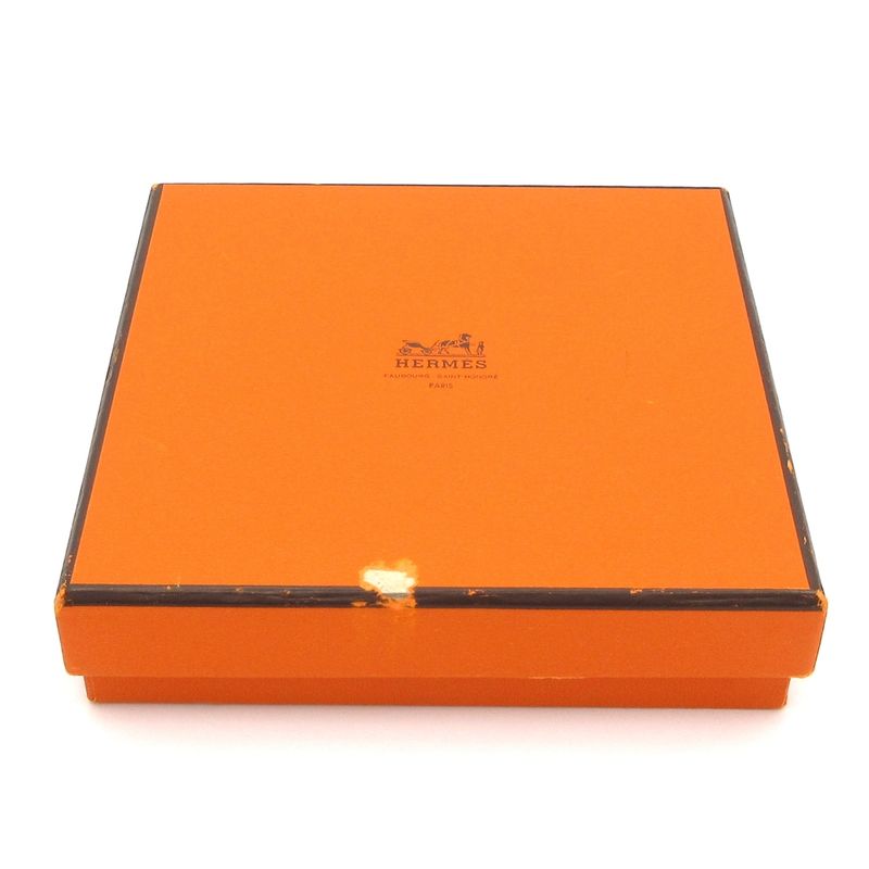 Hermes Leather Brown Size: S/ /silver