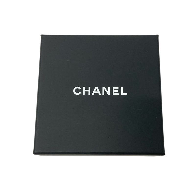 Chanel Earrings Silver Coco Mark Bijou