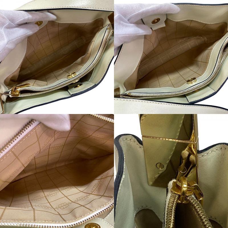 Celine Shoulder Bag Purse Oblique Shoulder Brand White Women