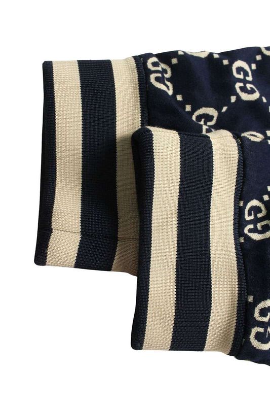 Gucci 496920 X9v05 GG Jacquard Jogging Track Long Pants Men's S