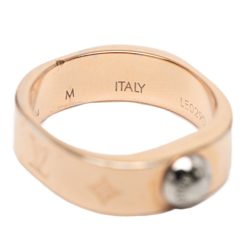 Louis Vuitton Burg Ring #m Mo0214 Pink Gold Plated Ladies Louis Vuitton