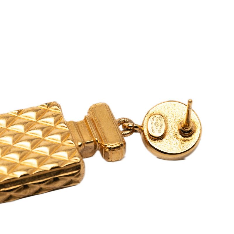 Chanel Coco Mark Pearl Parfum Motif Gold Plated Ladies Chanel