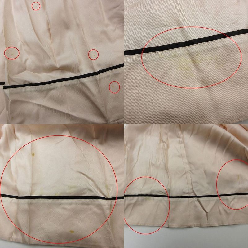 Celine 100% Silk Wrap Skirt Wrap Tucked Knee Length Half Bottoms 36 S Pink