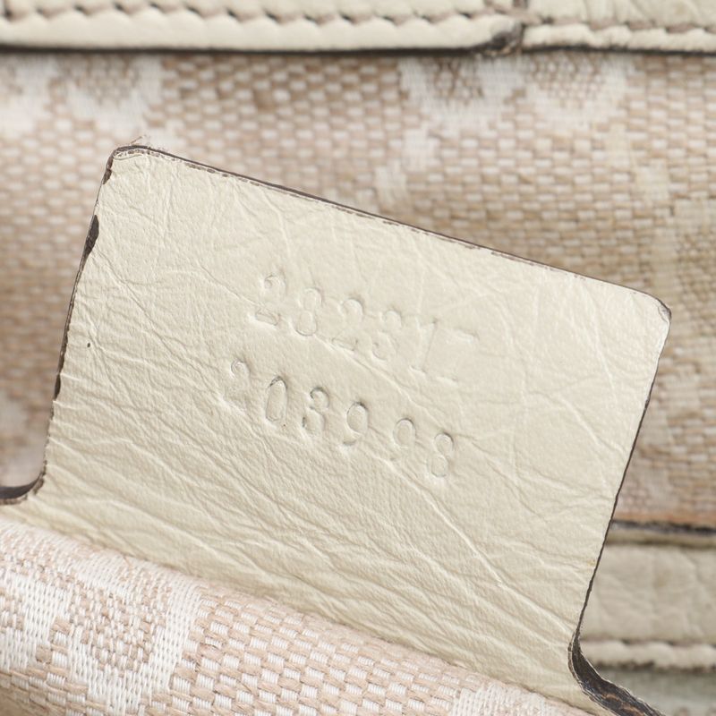 Gucci Bamboo Leather Tote Bag Shoulder Hand 282317 Gold Hardware Women's ERE