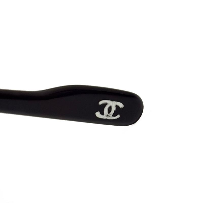 Chanel Sunglasses Beautiful - Black And Silver Coco Mark