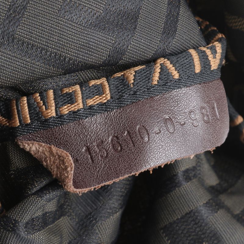 Vintage Fendi 15610 Leather Tote Bag Shoulder Hand A4 Brown Women's EUE Cx6-9