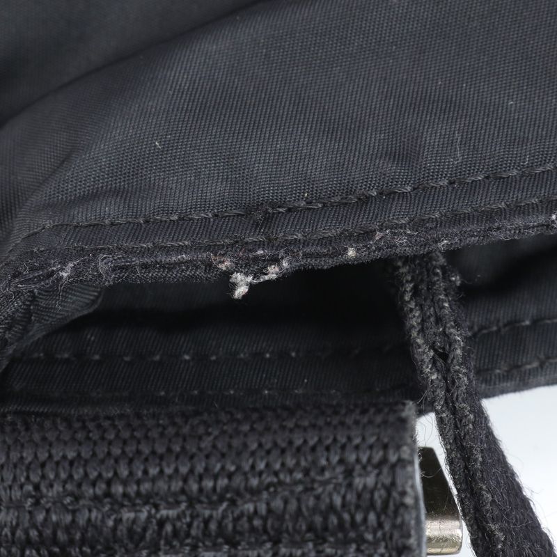 Prada Tessuto Nylon Triangle Logo Leather Shoulder Bag Crossbody Messenger