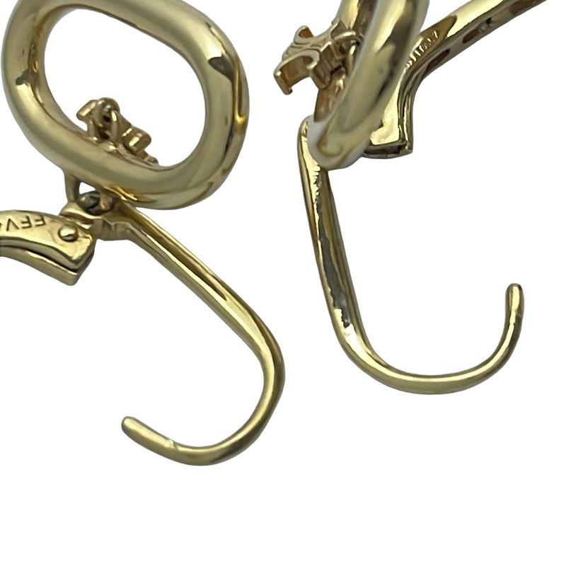 Celine Earrings Beautiful Triomphe Mobile Earrings Gold