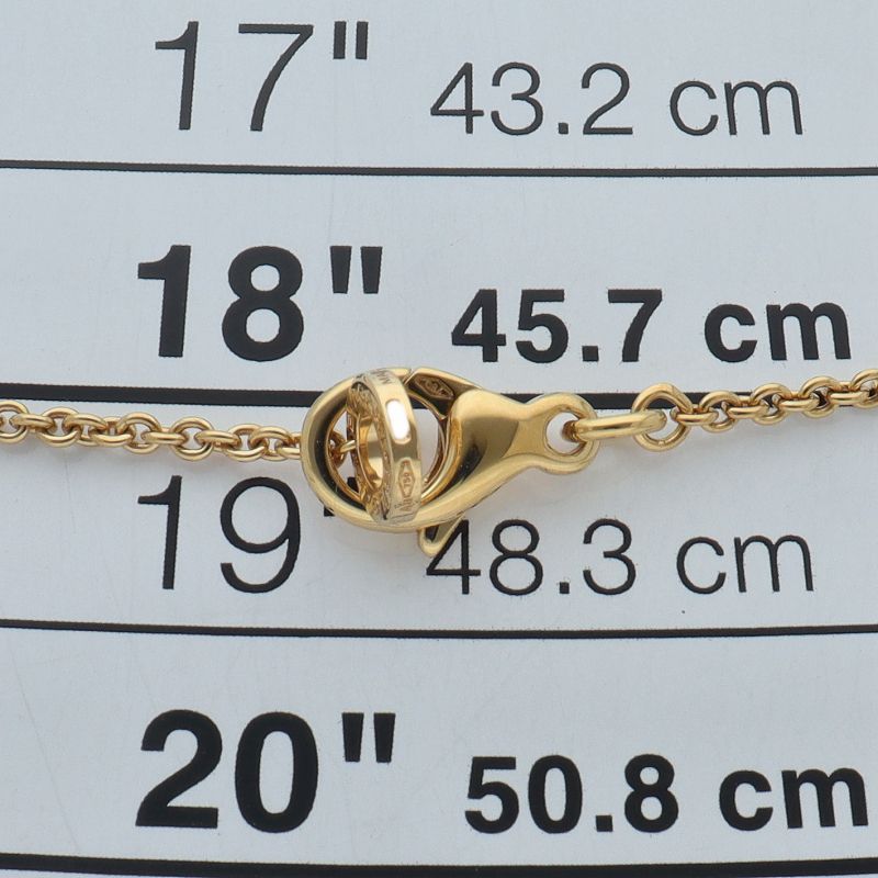 Bvlgari Bee Zero One Element Necklace Cl853822 18k Yellow Gold Ladies