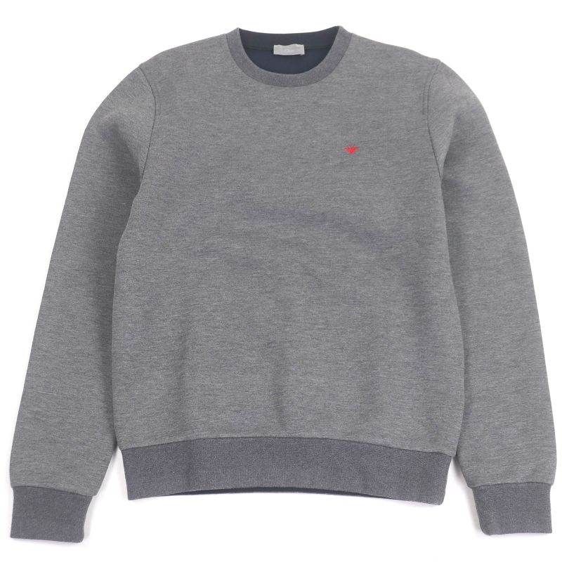 □dior Homme Dior Homme 733j602b0413 BEE Embroidery Crew Neck Sweatshirt Grey XS