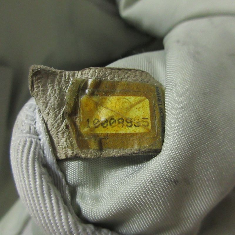 Chanel Sport Coco Mark Sweatshirt Fabric Waist Pouch Body Bag Gray Ladies