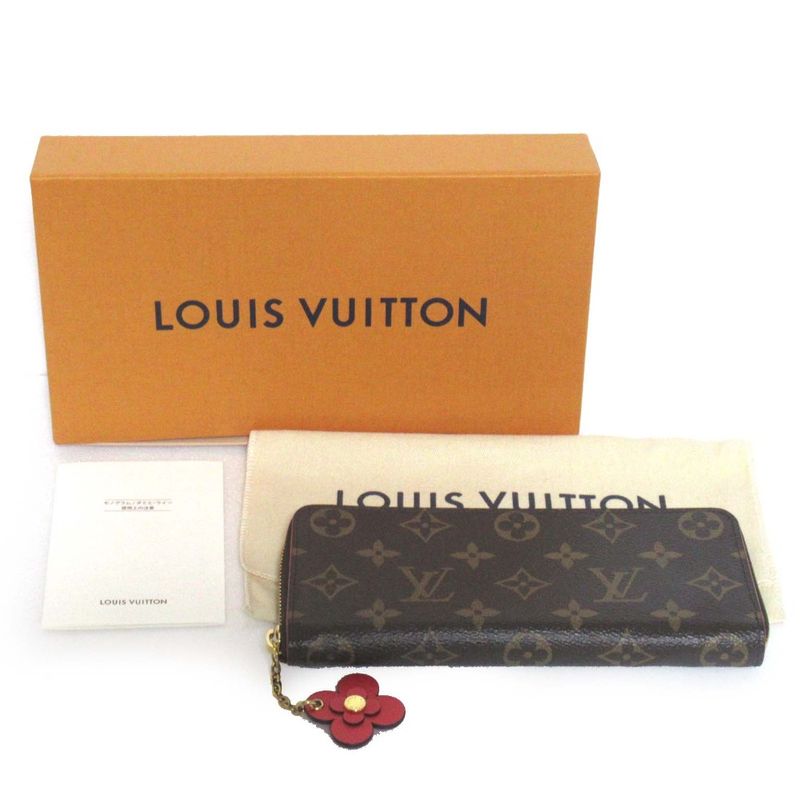 Louis Vuitton Monogram Portefeuille Clemence Round Zipper Long Wallet M62940