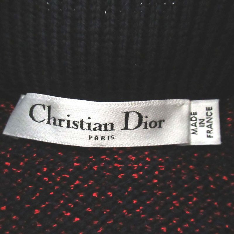 15AW Christian DIOR Dior Raf Simons Period Sleeveless Knee Length Knit Dress