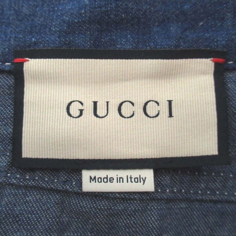 23ss Gucci Michele Period Michele Length Slit Denim Skirt Size 42 170/70y