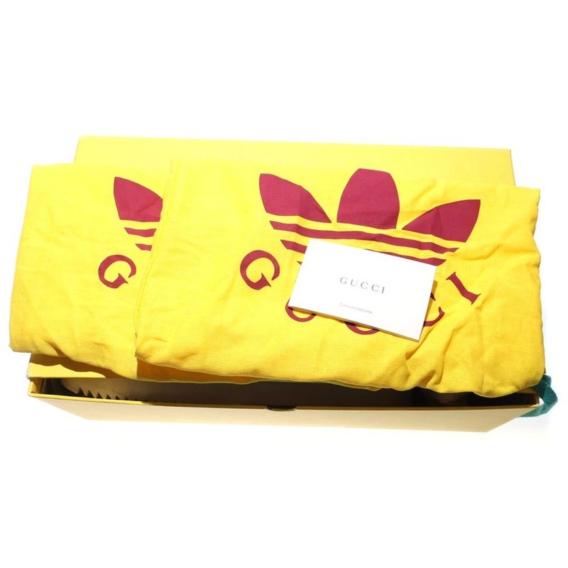 Gucci × Adidas Pile Platform Sandals Green 702412