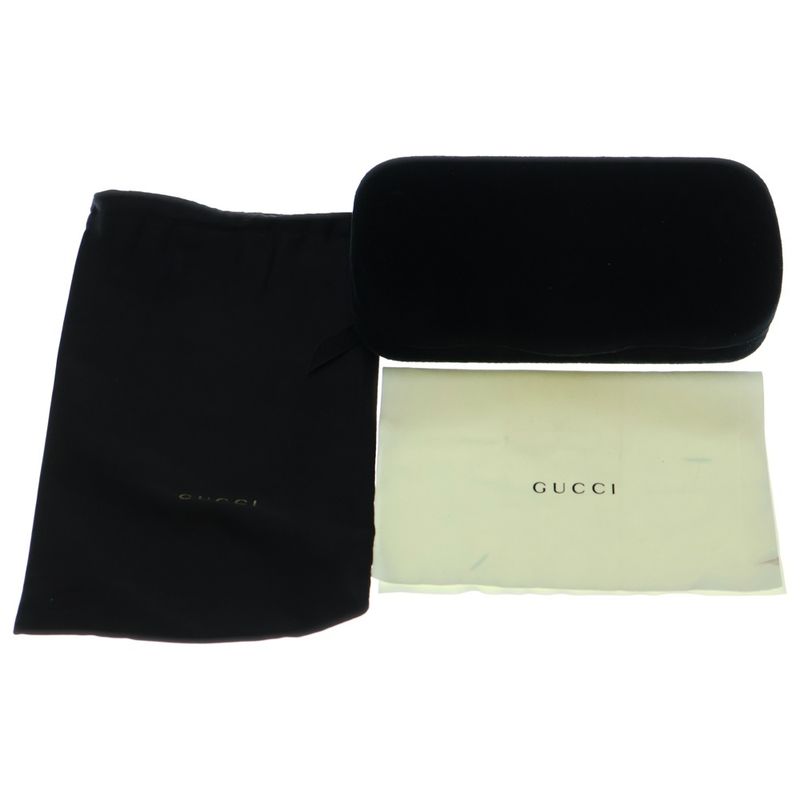 Gucci GG Interlocking Asian Fit Boston Shape Sunglasses In Gold And Black