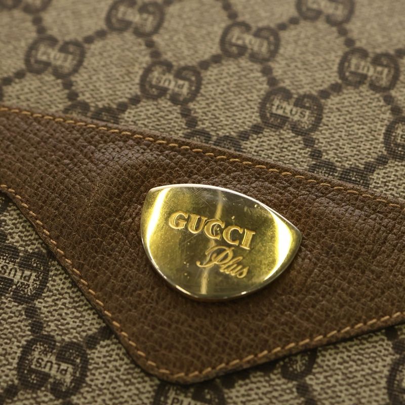 Gucci PLUS TOTE BAG GG Pattern Sherry Line Tote Bag Beige