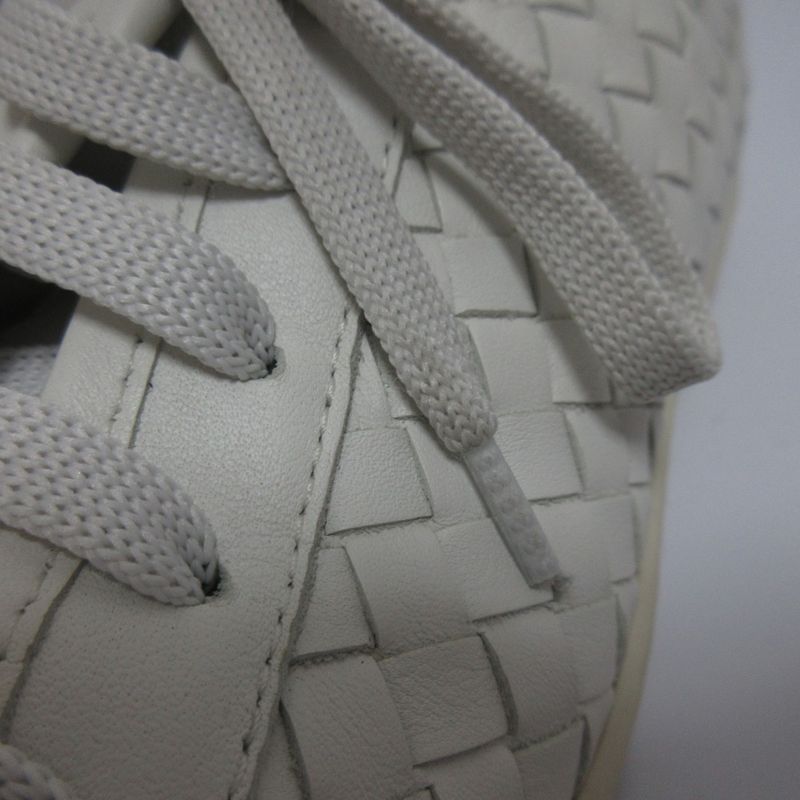 Good Bottega Veneta Intrecciato Leather Sneakers Size 34 Approx 21cm (8.27in)