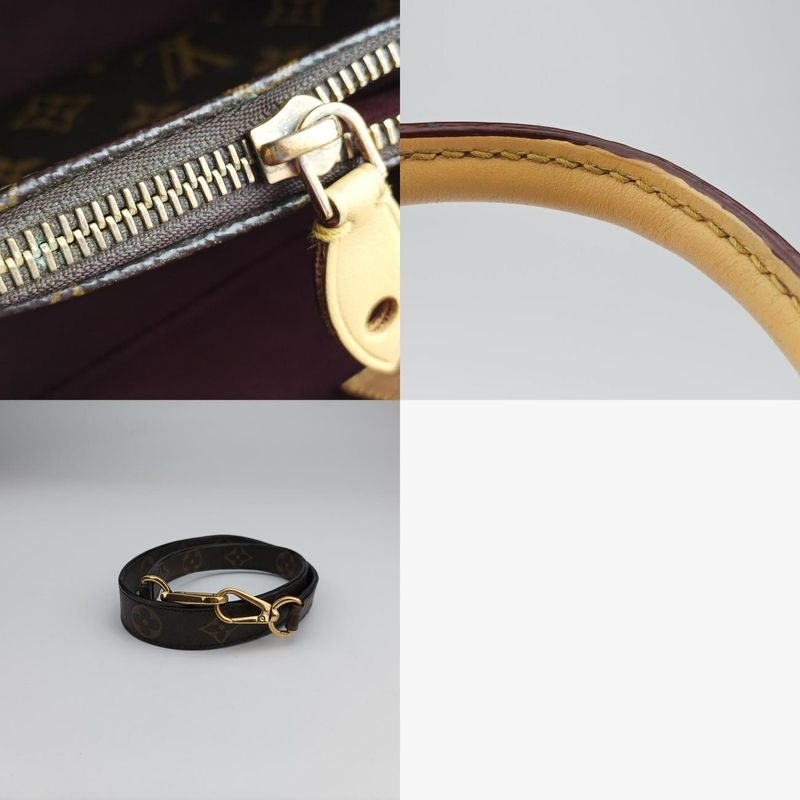 Louis Vuitton Montaigne MM Monogram Brownish Monogram Canvas M41056 Ca4124