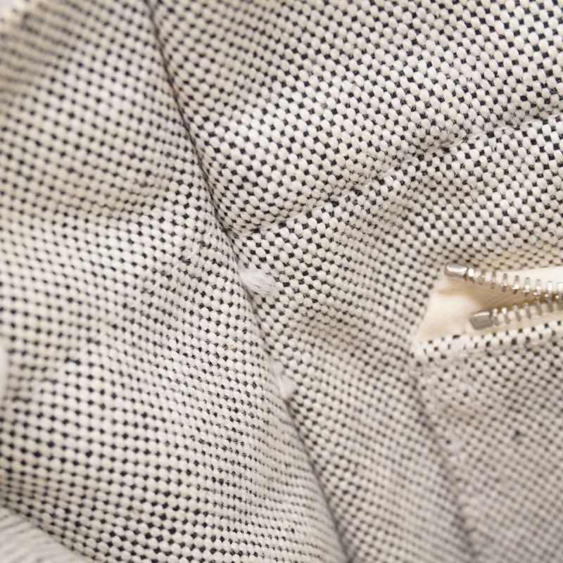 Hermes Tote Bag New Fourre Tout PM Canvas Gray Black Silver Hardware Women