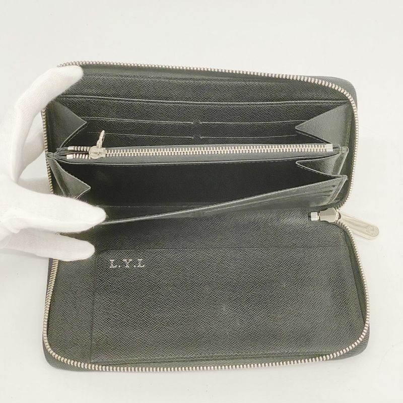 Louis Vuitton Epi Zippy Organizer Long Wallet M63852 Noir Black Men's