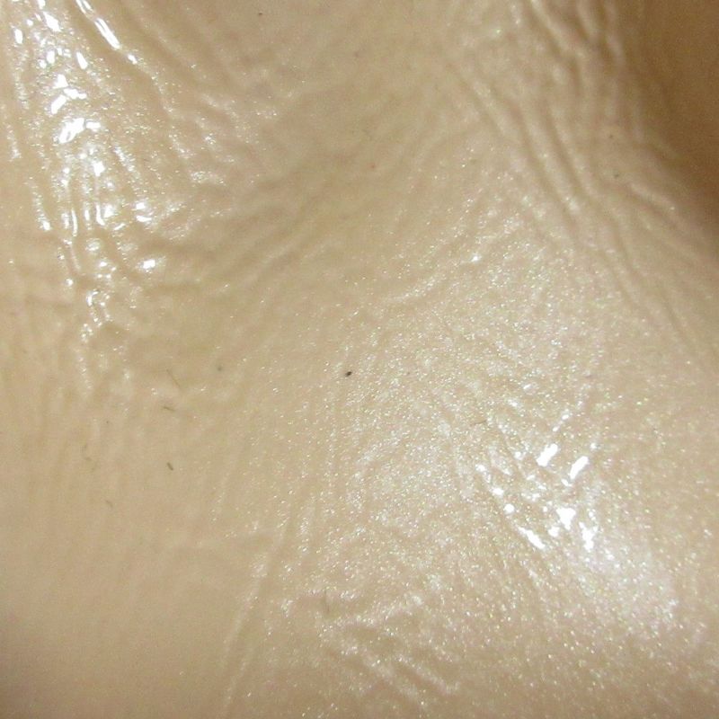 Good Bvlgari Twist Leather Circle Logo Handbag Pink Beige Ladies Used