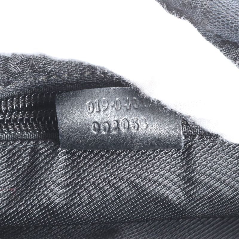 Gucci GG Canvas 019-0401 Leather Tote Bag Shoulder Business Commuter Black A4
