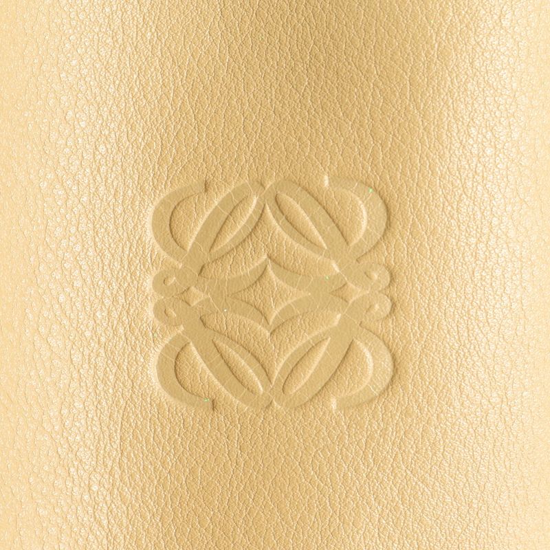 Loewe Anagram Beige Leather Tote Bag Shoulder Business Commuter Genuine Leather