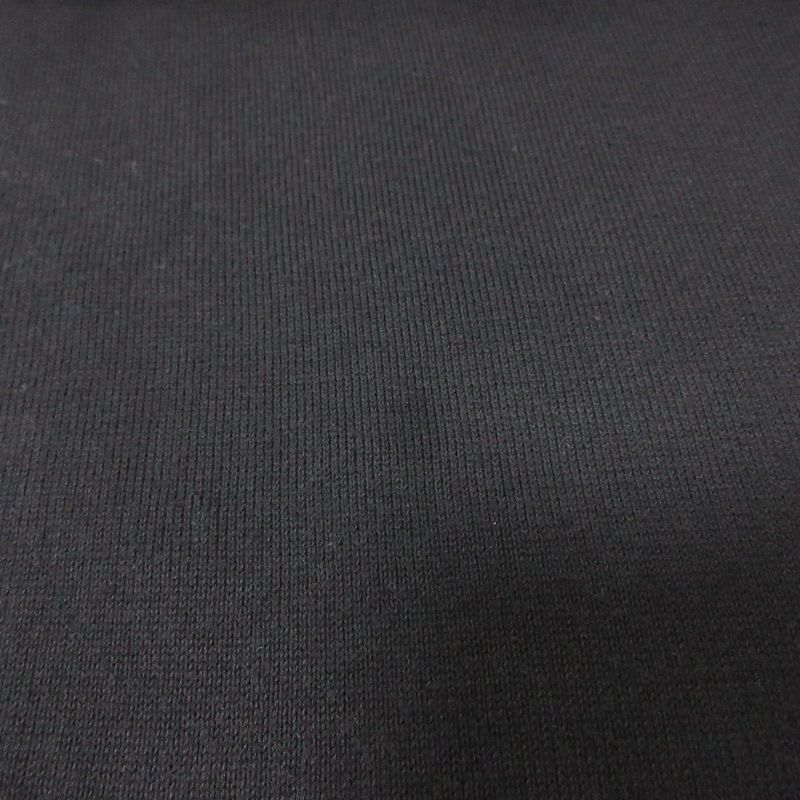 Good Fendi Striped Waist Gathering Short Sleeve Knit Flare Dress Size 42 Black