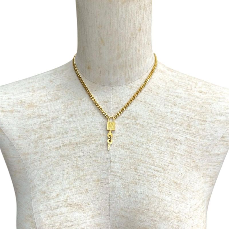 Dior Padlock Necklace