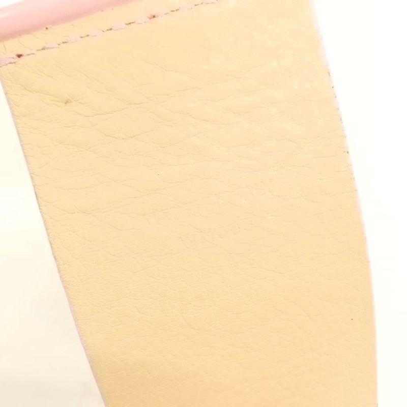 Christian DIOR Vintage CD Logo Buckle Belt Thick Belt 80 Pink Silver Hardware