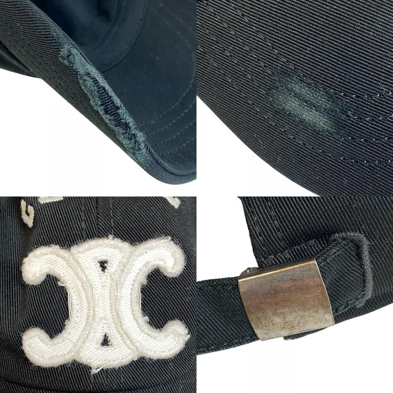 Celine Triomphe Cap White Women