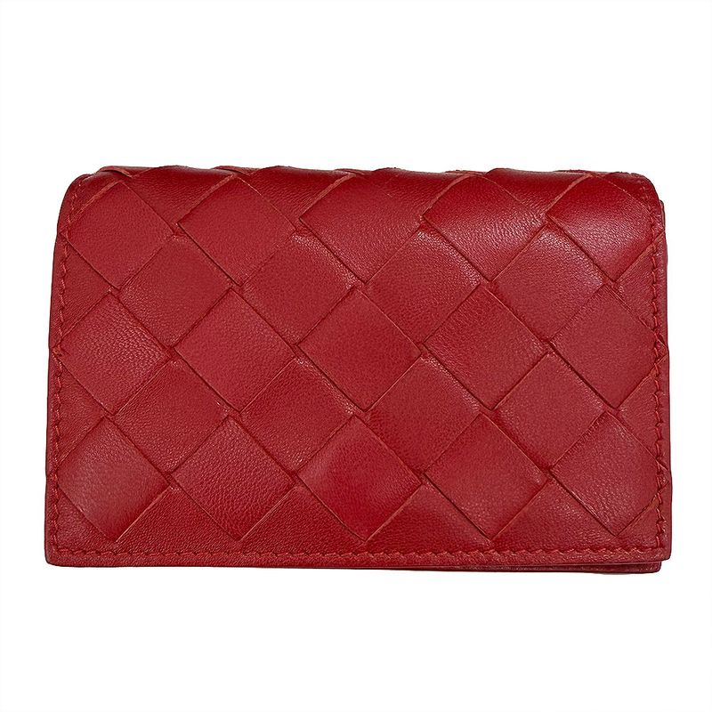 Bottega Veneta Leather Business Card Holder Card Case Business Card Holder