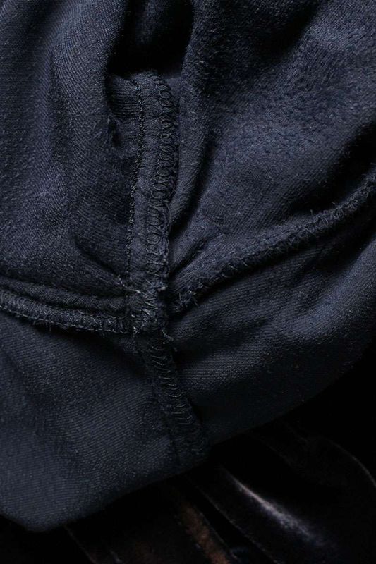 Saint Laurent Paris 605582 Y555v Velvet Long Sleeve Shirt Men's S