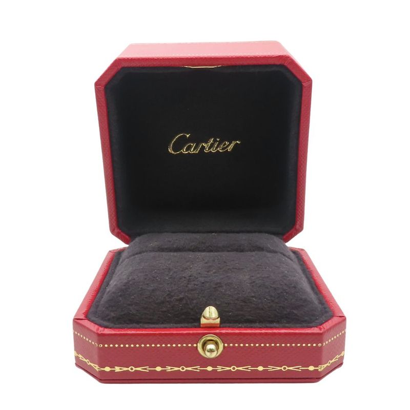 Cartier Ring C De Wedding 60 Pt950 Approx 7.69g Platinum Jewelry Simple Small