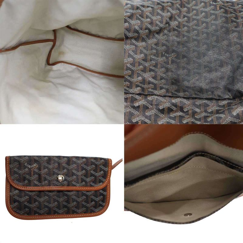 Goyard Saint Louis PM Saint Louis Tote Bag Navy Brown