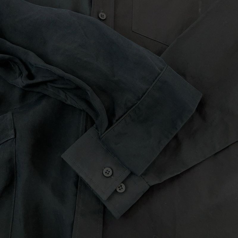 Balenciaga Stomach Material Docking Size XXS Black Cotton 658854 Tko13 Long