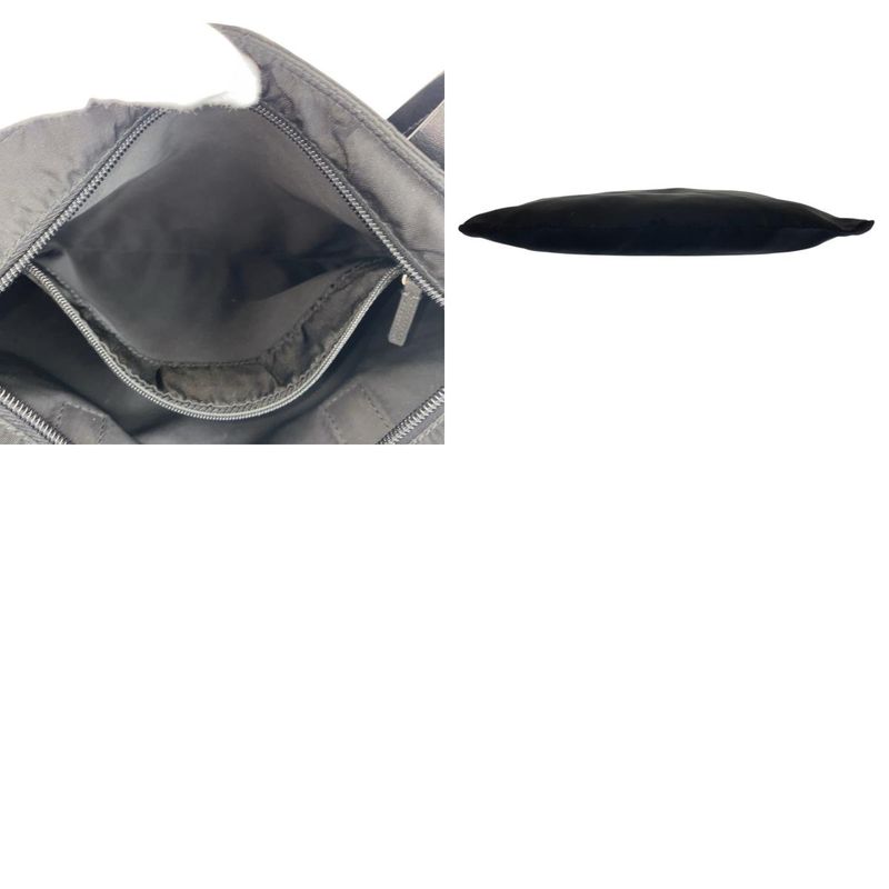 Prada Tessuto Triangle Logo Plate Black Nylon/leather Tote Bag Shoulder Bag