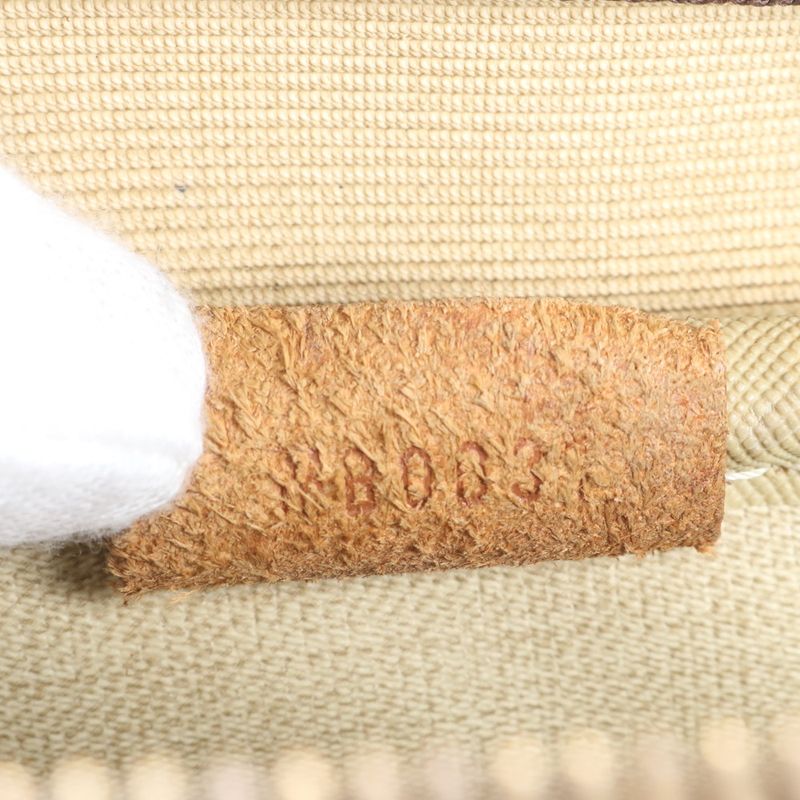 Louis Vuitton Monogram Deauville M47270 Leather Tote Bag Hand Brown Women EEE