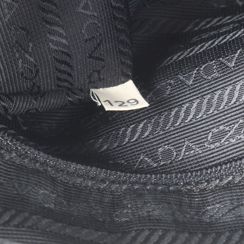 Prada Tessuto Nylon Triangle Logo Leather Shoulder Bag Crossbody Messenger