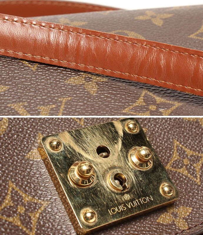 Louis Vuitton 2way Handbag Shoulder Bag Crossbody Business Bag Monceau Monogram