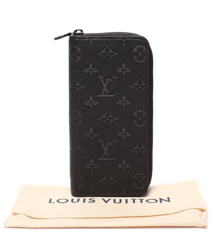 Louis Vuitton Round Zipper Long Wallet Zippy Wallet Horizontal M80333 Men's