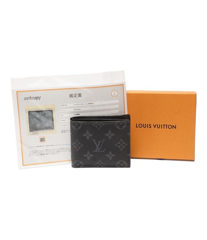 Louis Vuitton Monogram Eclipse Portefeuille Marco NM M62545 Men's Louis Vuitton