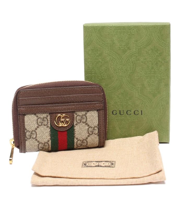 GG Supreme Gucci Card Case Coin Case 658552 2091 Ladies Men's Gucci